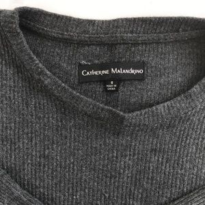 Catherine Malandrino Ribbed Knit Sweater. Medium